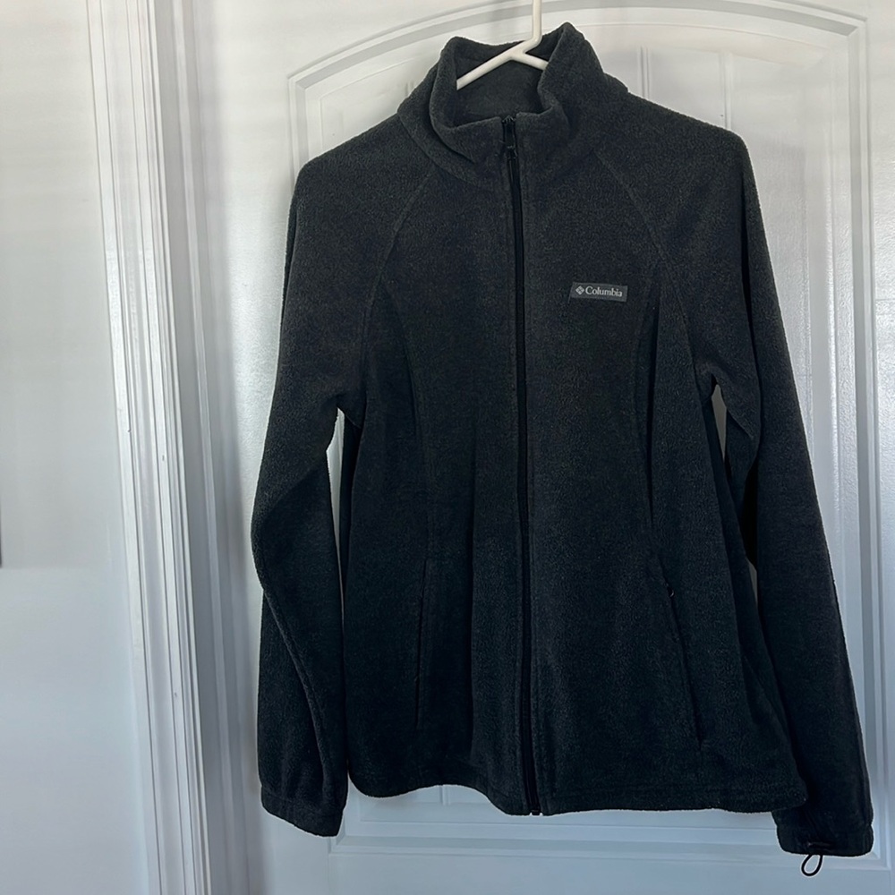 Columbia fleece zip jacket, women’s size large